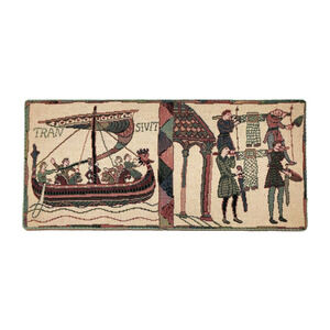 Traditional Tapestries Bayeux Tapestry Wall Plaque Textile Art Middle Ages ~6x13
